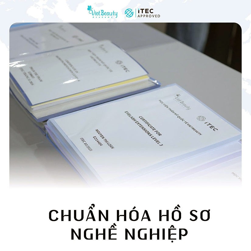 Giá trị bằng quốc tế iTEC Vương Quốc Anh nghề làm đẹp và cssk | VietBeauty Academy